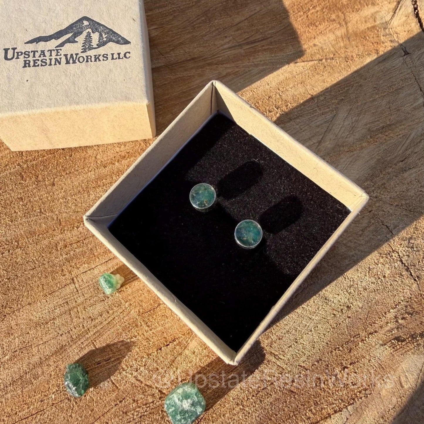 Real Emerald earrings, Emerald studs, Emerald stud earrings, Emerald earring, cute stud earring, May Birthstone, Emerald Bridesmaid Gift 5mm