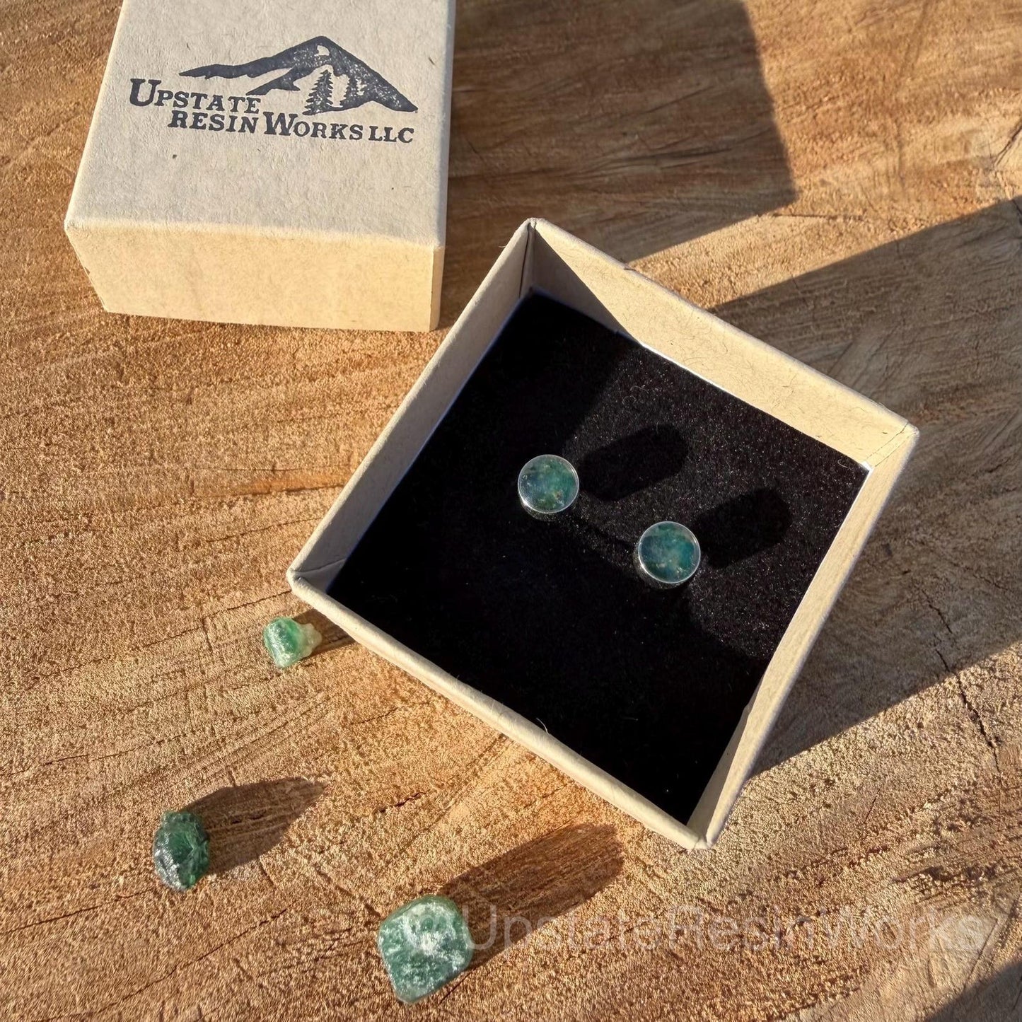 Real Emerald earrings, Emerald studs, Emerald stud earrings, Emerald earring, cute stud earring, May Birthstone, Emerald Bridesmaid Gift 5mm