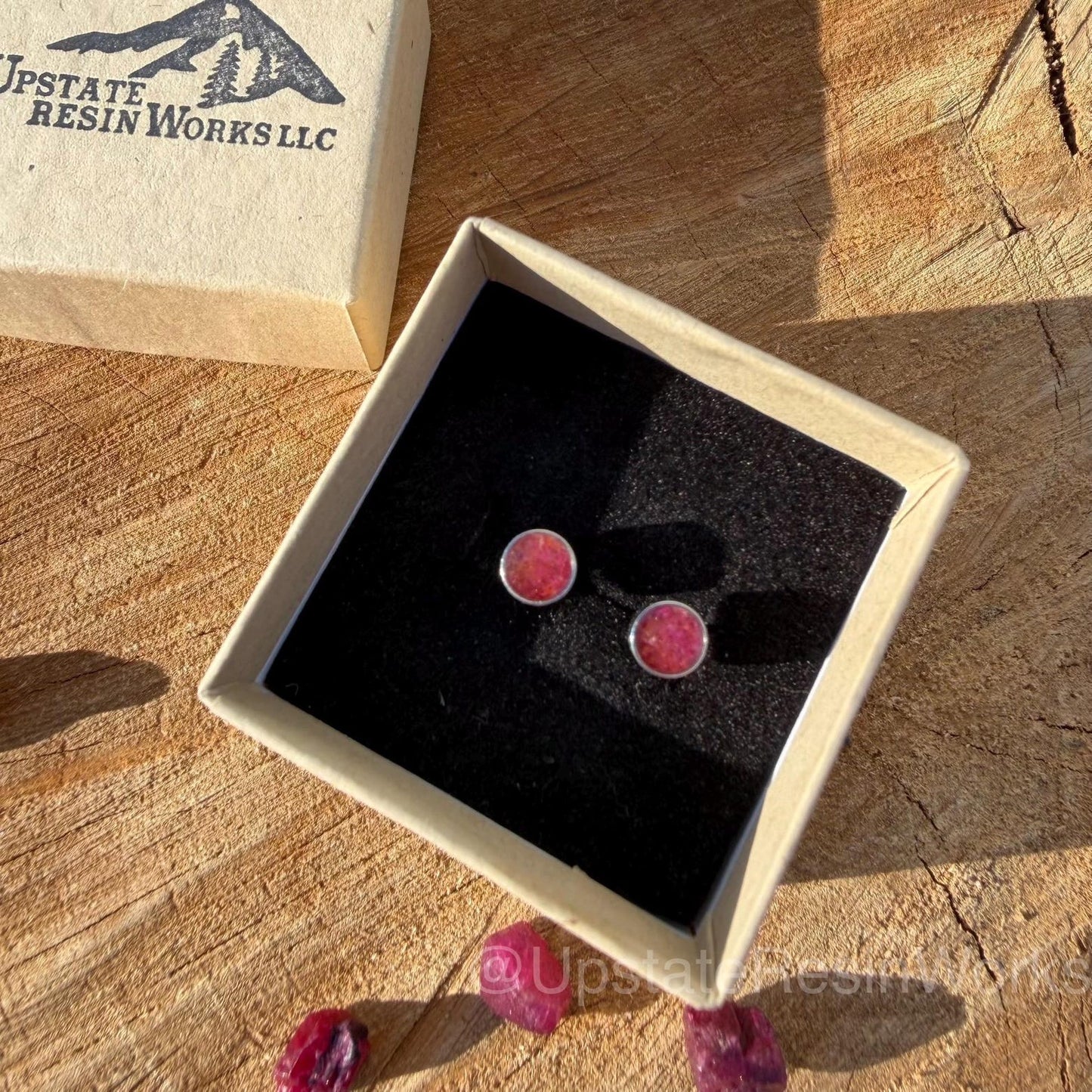 Real Ruby earrings, Ruby studs, Ruby stud earrings, Ruby earring, cute stud earring, everyday Earrings, July Birthstone, Bridesmaid Gift 5mm