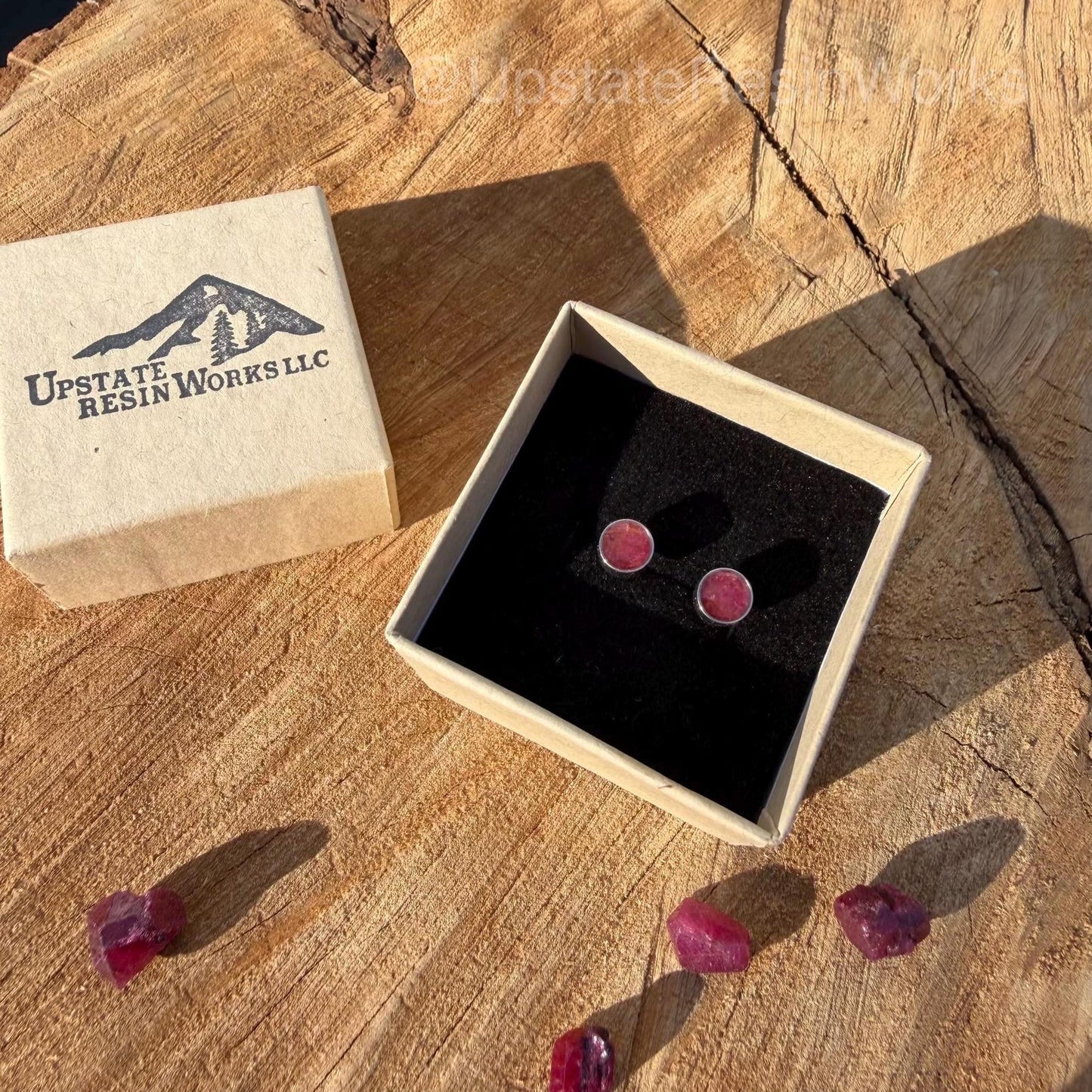 Real Ruby earrings, Ruby studs, Ruby stud earrings, Ruby earring, cute stud earring, everyday Earrings, July Birthstone, Bridesmaid Gift 5mm