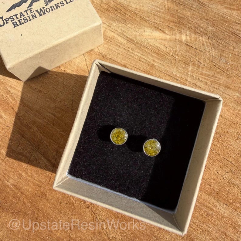 1/2 Carat Real Yellow Diamond Earrings, Yellow Diamond studs,Yellow Diamond earring, Yellow Diamond stud, cute stud earring Bridesmaid Gift