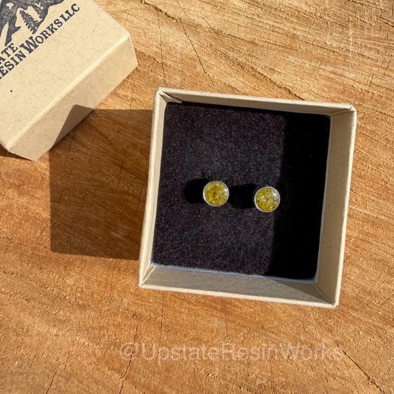 1/2 Carat Real Yellow Diamond Earrings, Yellow Diamond studs,Yellow Diamond earring, Yellow Diamond stud, cute stud earring Bridesmaid Gift