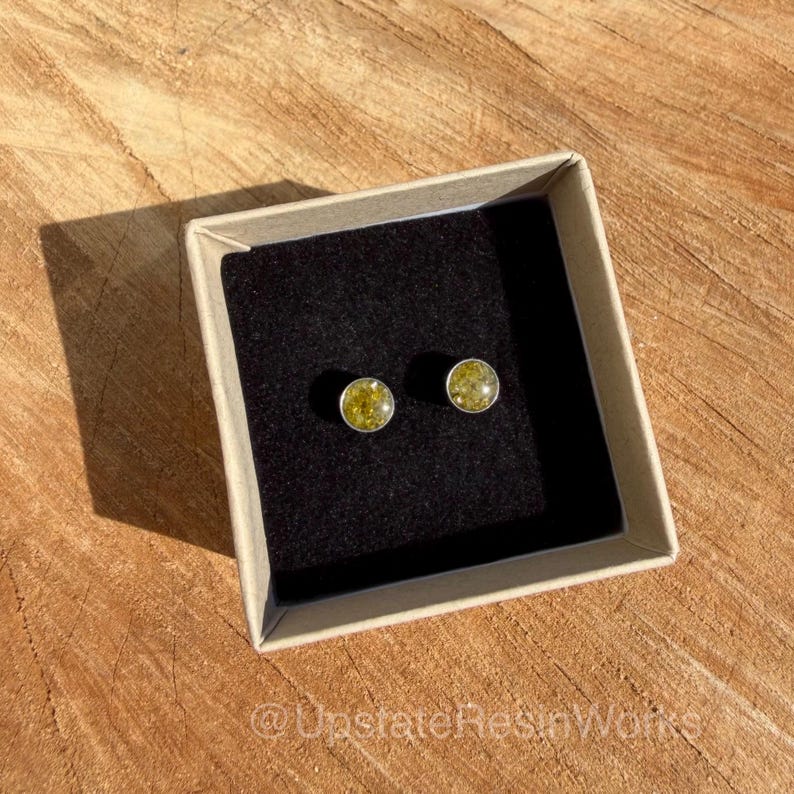 1/2 Carat Real Yellow Diamond Earrings, Yellow Diamond studs,Yellow Diamond earring, Yellow Diamond stud, cute stud earring Bridesmaid Gift
