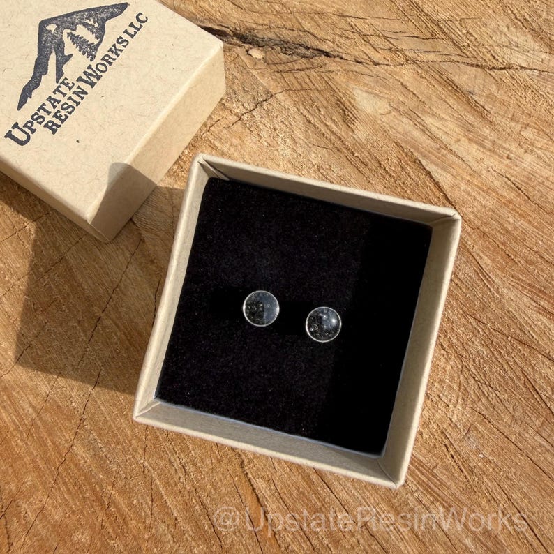 1/2 Carat Real Black Diamond Earrings, Black Diamond studs, Black Diamond stud, Black Diamond earring, cute stud earring, Bridesmaid Gift