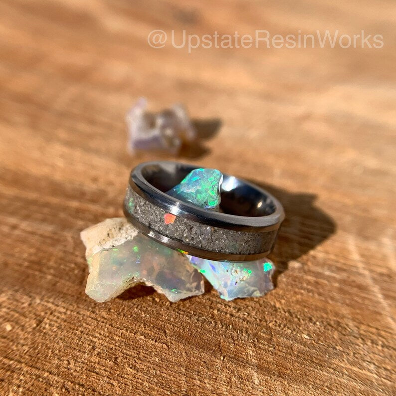 Making a Ring out of REAL Diamond Dust  In this video, I made a ring out  of REAL Diamond Dust. And of course, I added a beautiful array of glow  colors