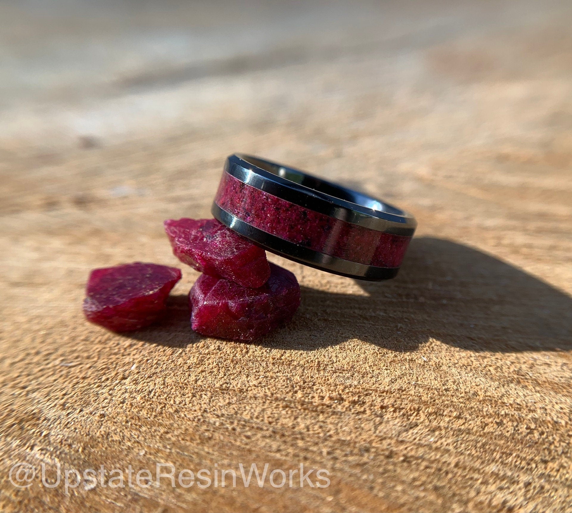 Men's ruby birthstone deals rings