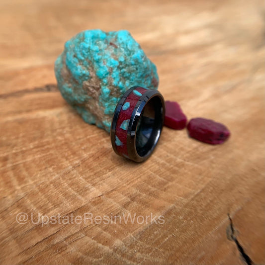 Ruby Dust Ring Ruby – Upstate Resin Works LLC