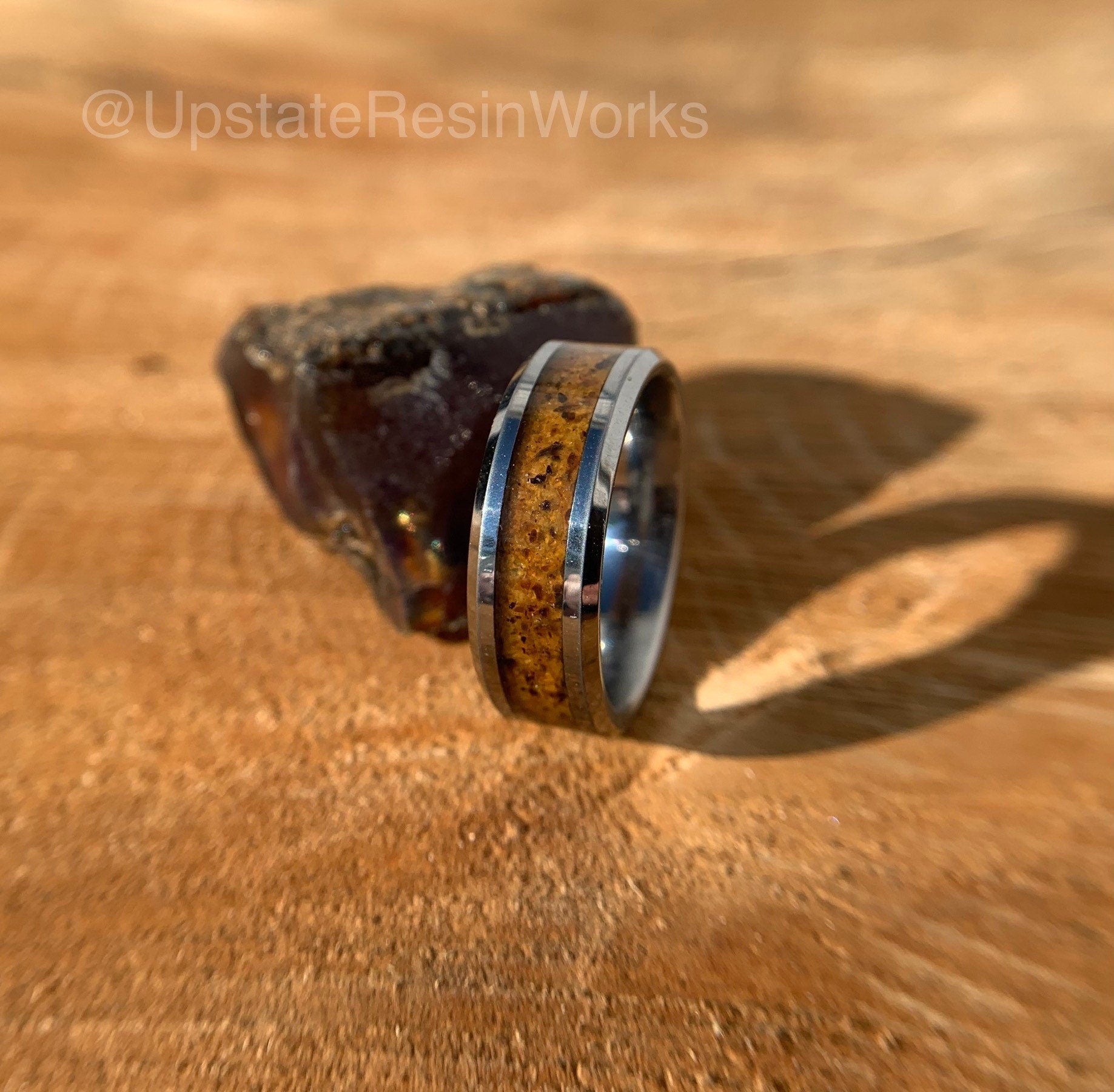 Amber 2025 band ring