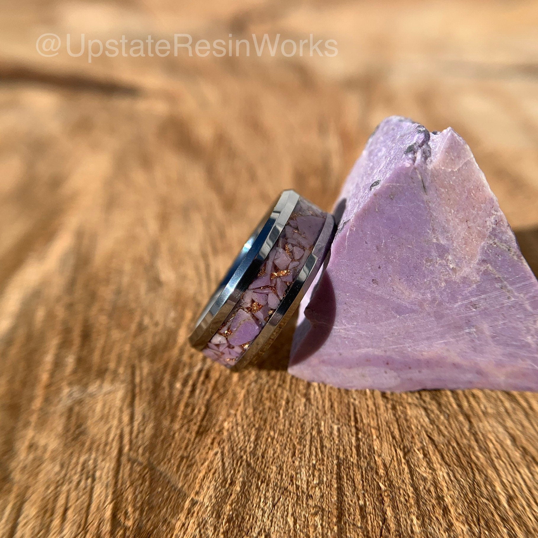 Purple jade ring, Rose Gold and jade, lavender jade ring, lilac jade ring, Turkish jade ring, wedding ring, engagement ring, promise ring