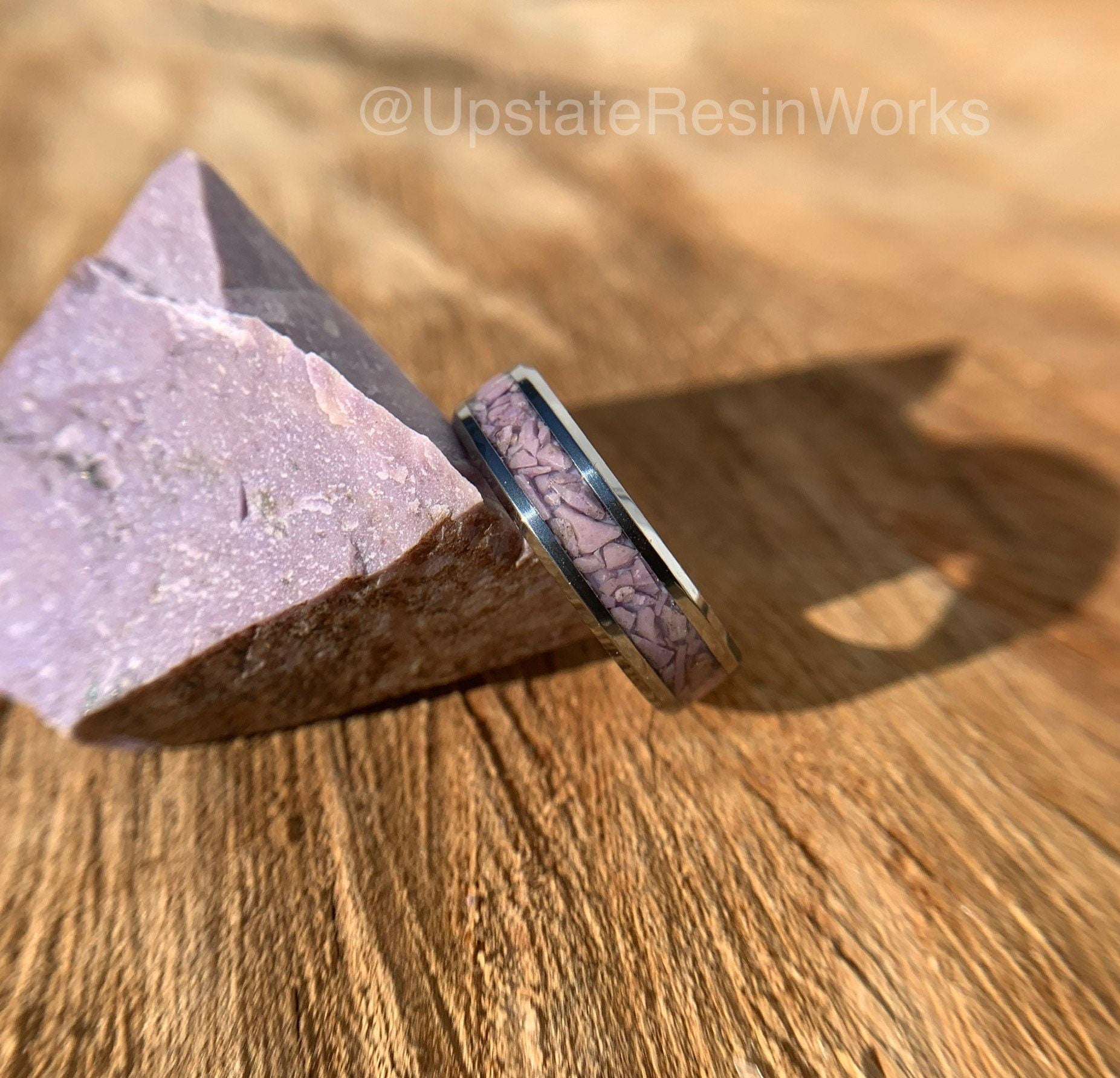 Purple jade ring, lavender jade ring, lilac jade ring, Turkish jade ring, turkiyenite ring, wedding ring, engagement ring, promise ring