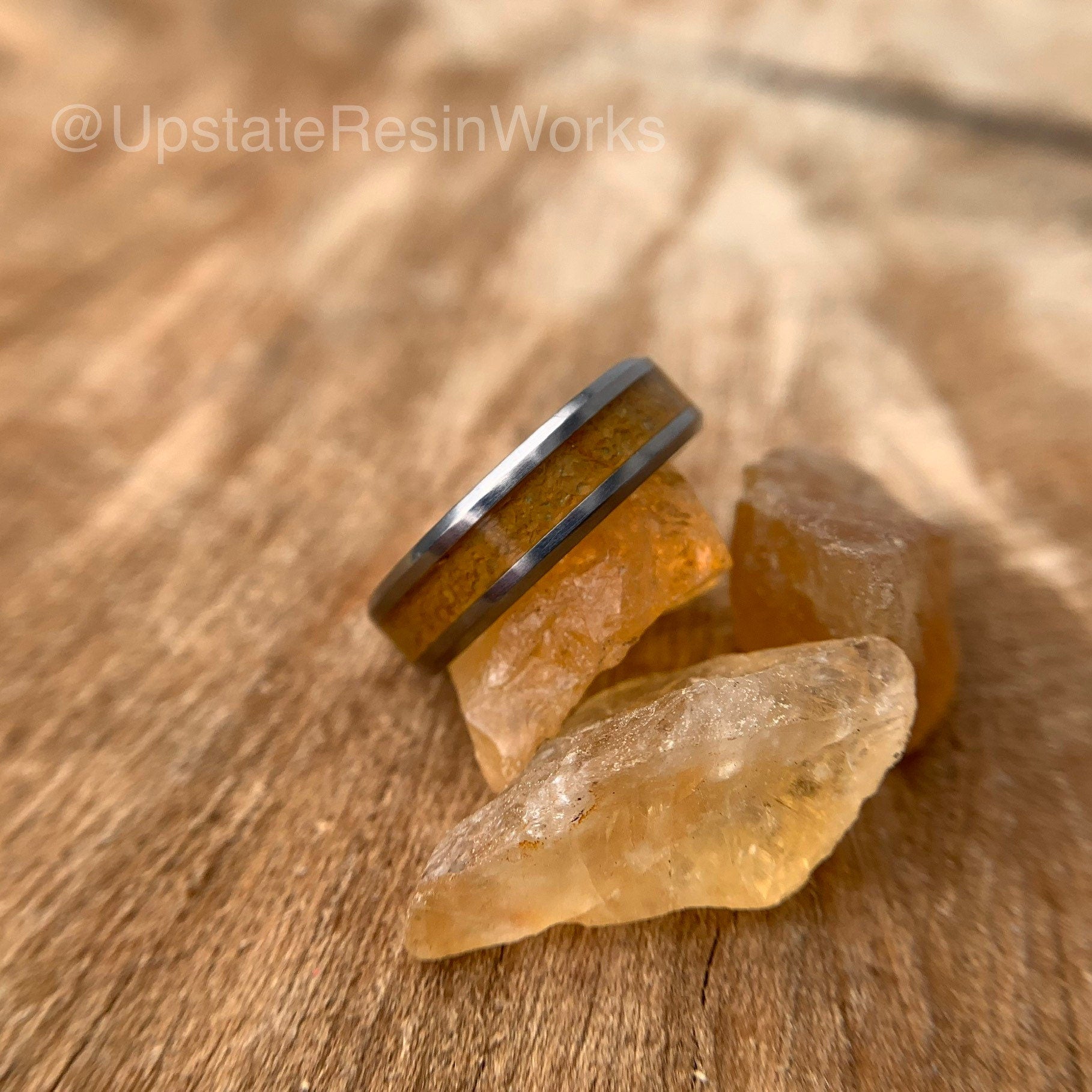 Genuine Citrine ring, Citrine band, crystal, mens citrine ring, womans citrine ring, wedding ring, engagement ring, citrine promise ring