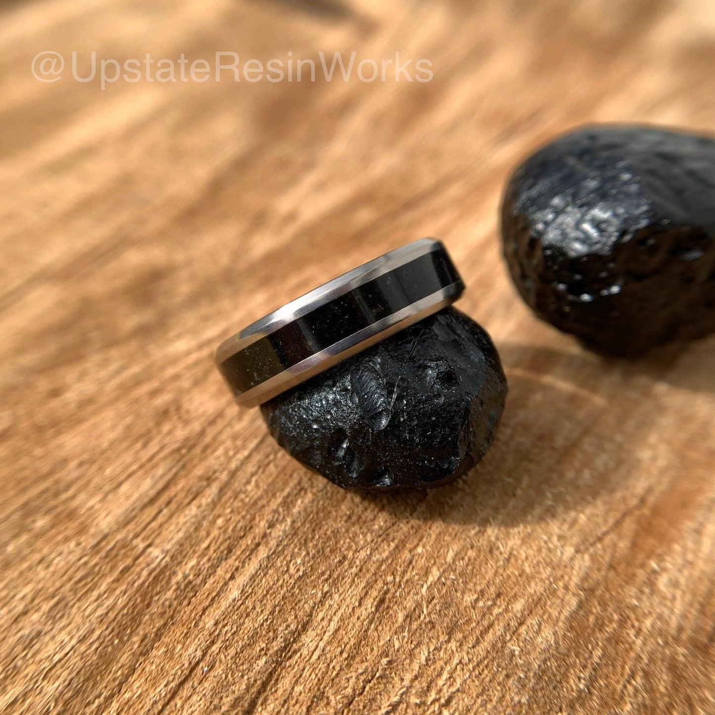 Real Billitonite band, Tektite band, Billitonite ring, batu satam band, meteorite, vow renewal, wedding band, engagement ring, promise band