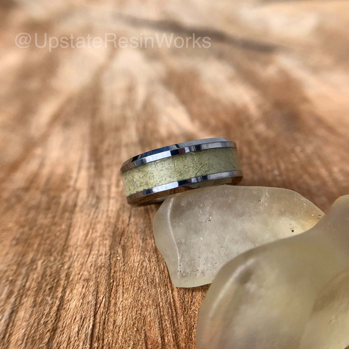 Real Libyan Desert Glass ring, desert glass band, tektite ring, Meteorite glass, vow renewal, wedding ring, engagement ring, promise ring