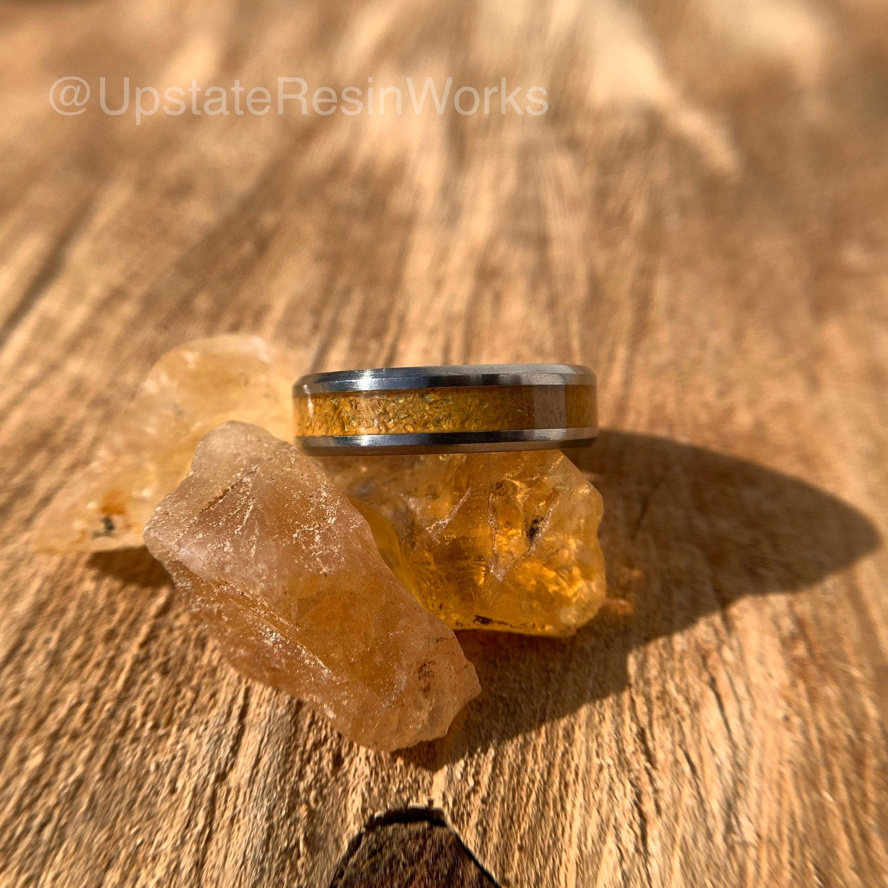 Citrine sale ring band