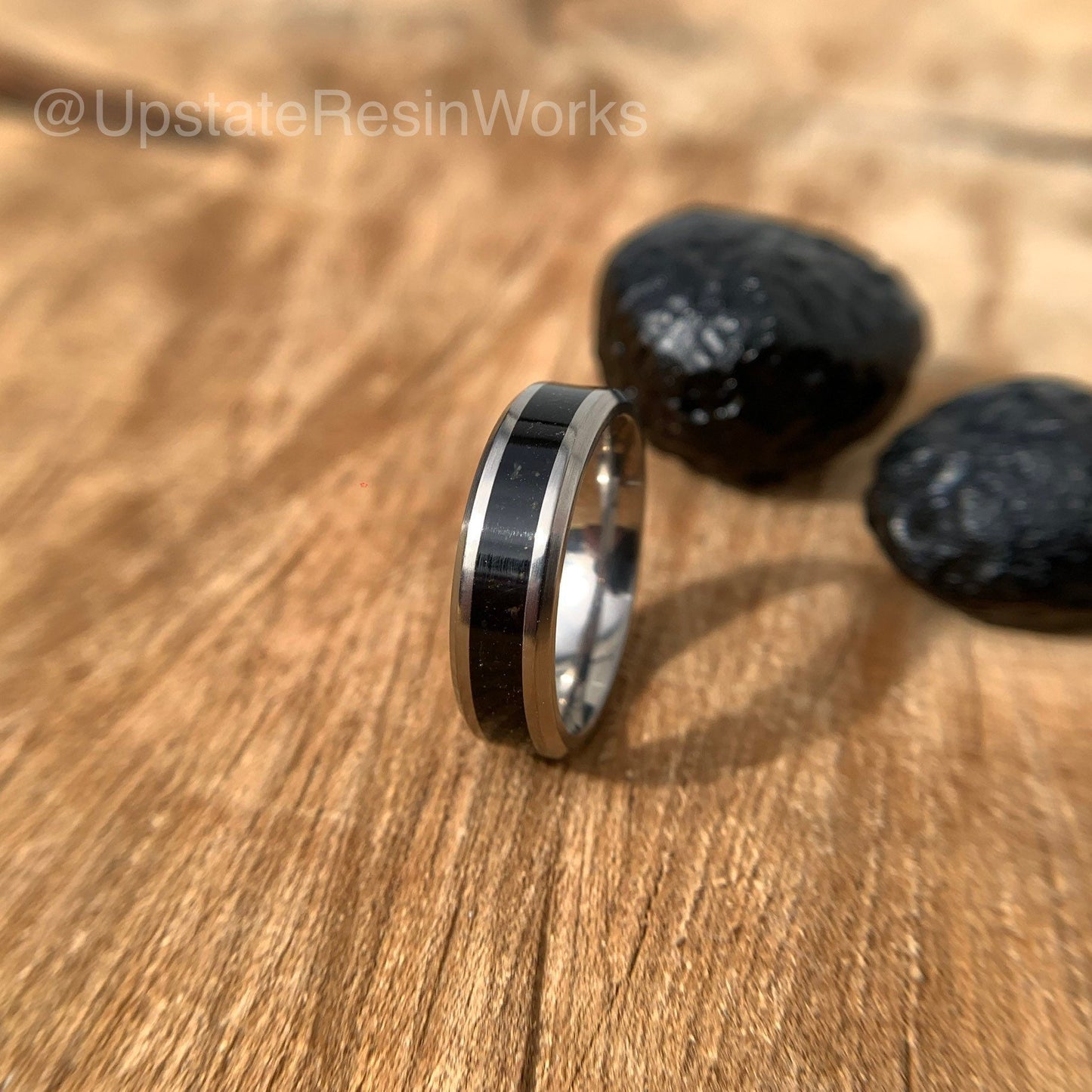 Real Billitonite band, Tektite band, Billitonite ring, batu satam band, meteorite, vow renewal, wedding band, engagement ring, promise band