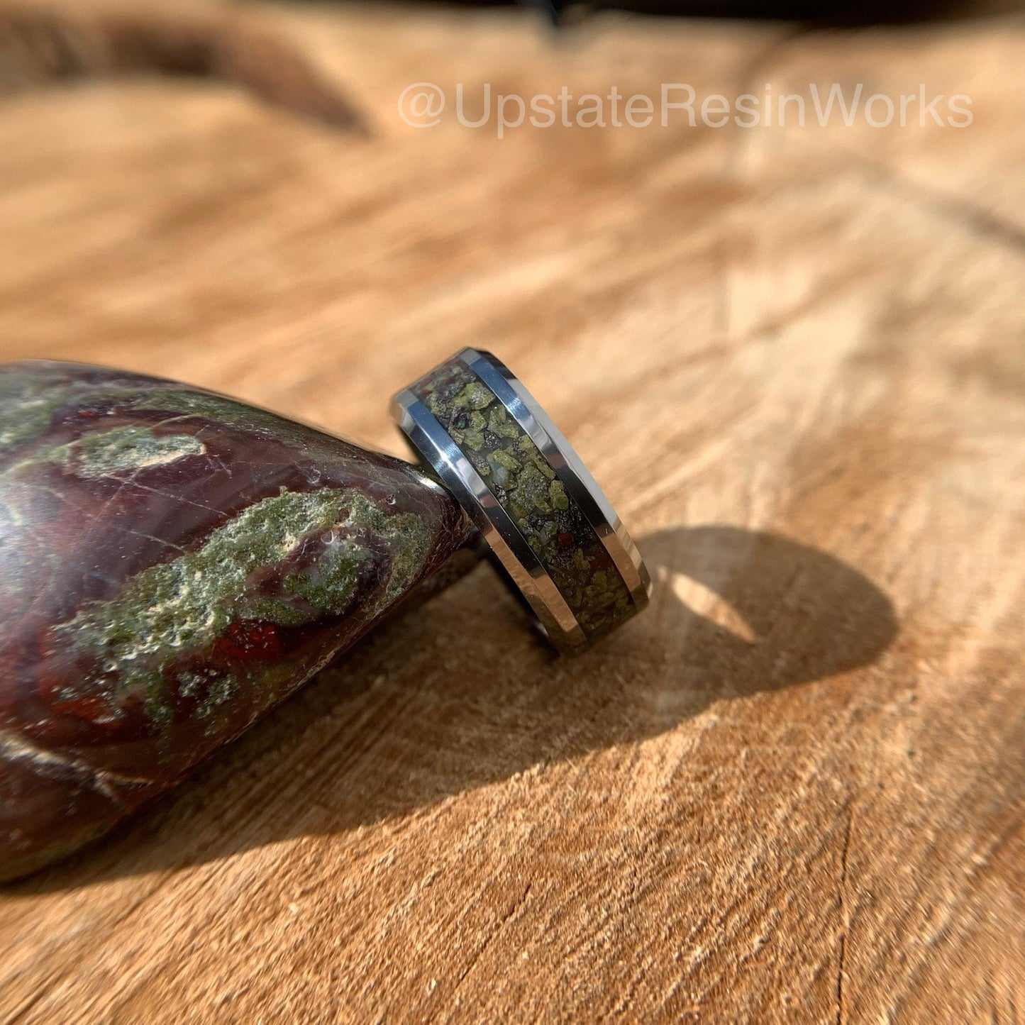 Genuine Dragon Blood ring, Dragon blood band, Dragon Blood stone, dragon blood stone, mens ring, womans ring, wedding ring, engagement ring