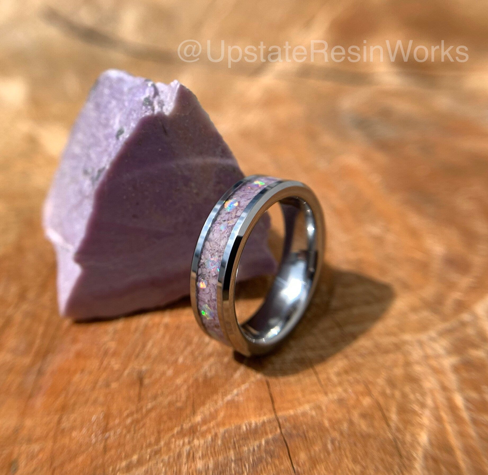 Purple jade ring, opal and jade, lavender jade ring, lilac jade ring, Turkish jade ring, wedding ring, engagement ring, promise ring