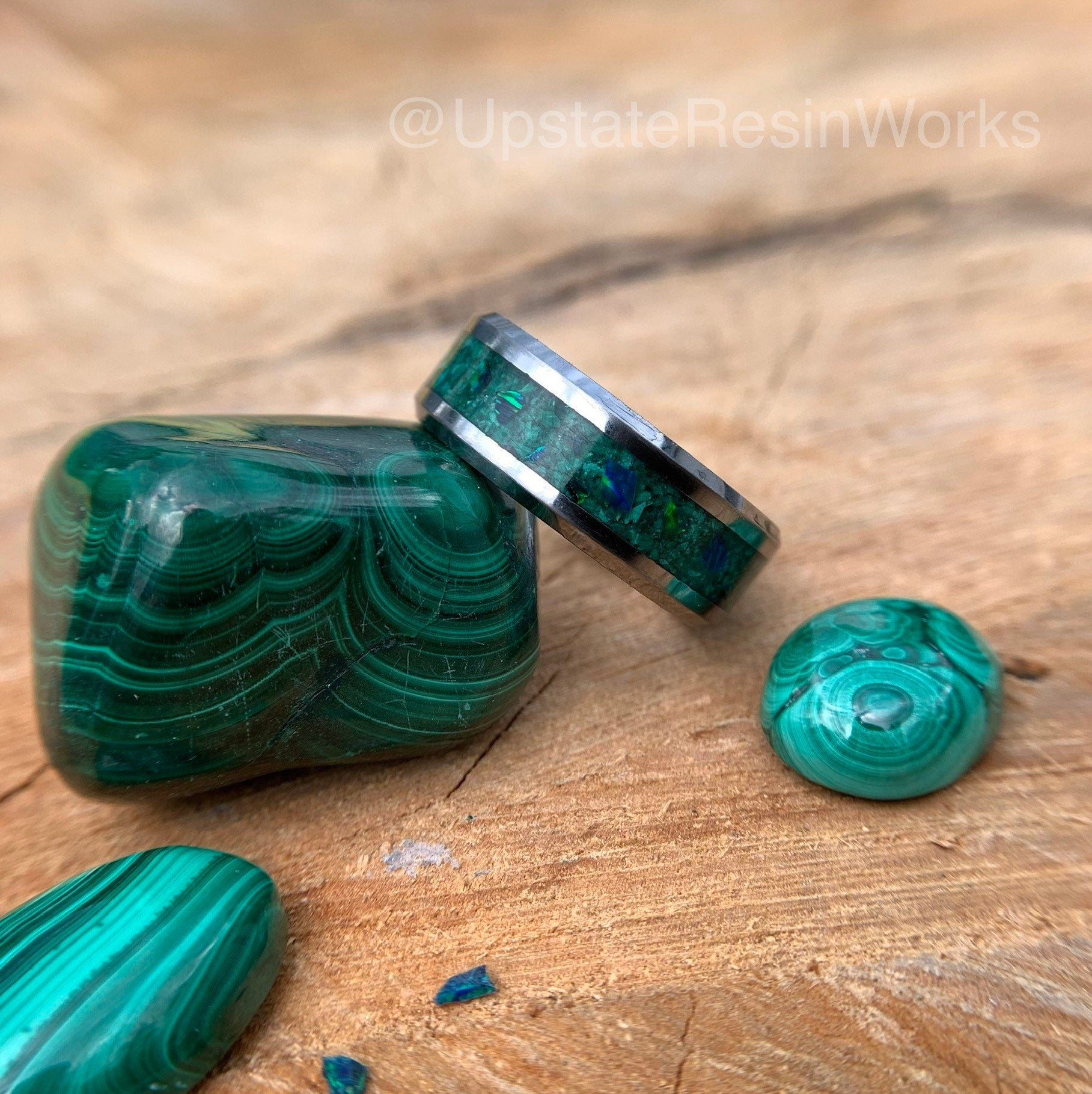 Real deals malachite ring