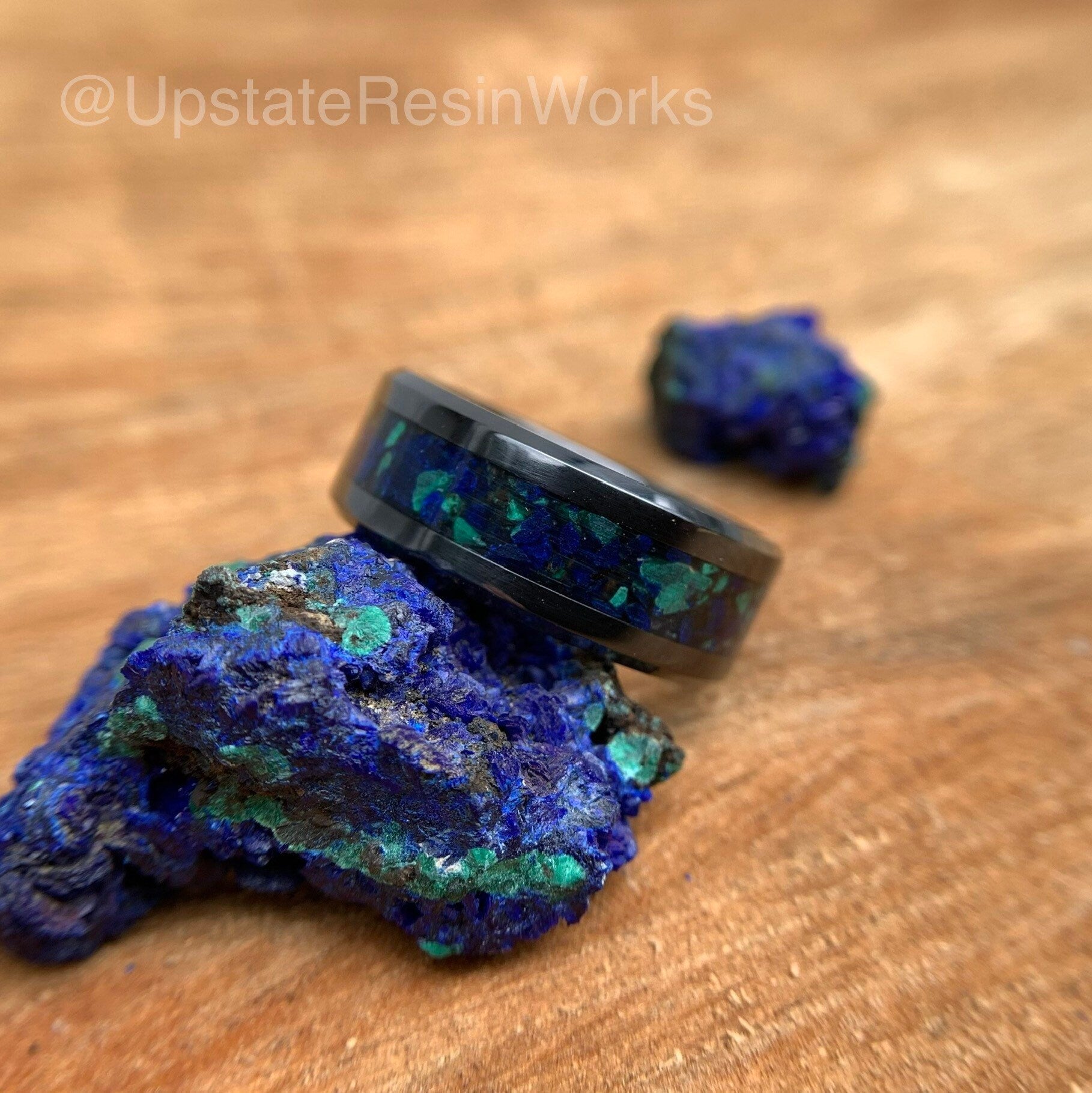 Blue Ridge Mountains deals Ring With Malachite & Lapis Lazuli