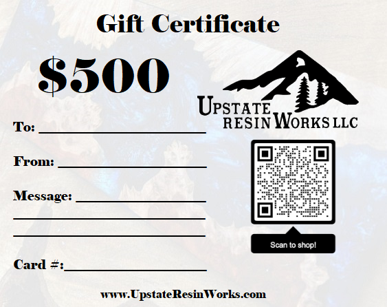 Upstate Resin Works LLC - Gift Card